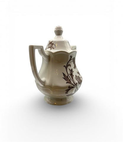 Vintage MCM Royal Staffordshire J&G Meakin “Windsong” Creamer + Lidded Sugar