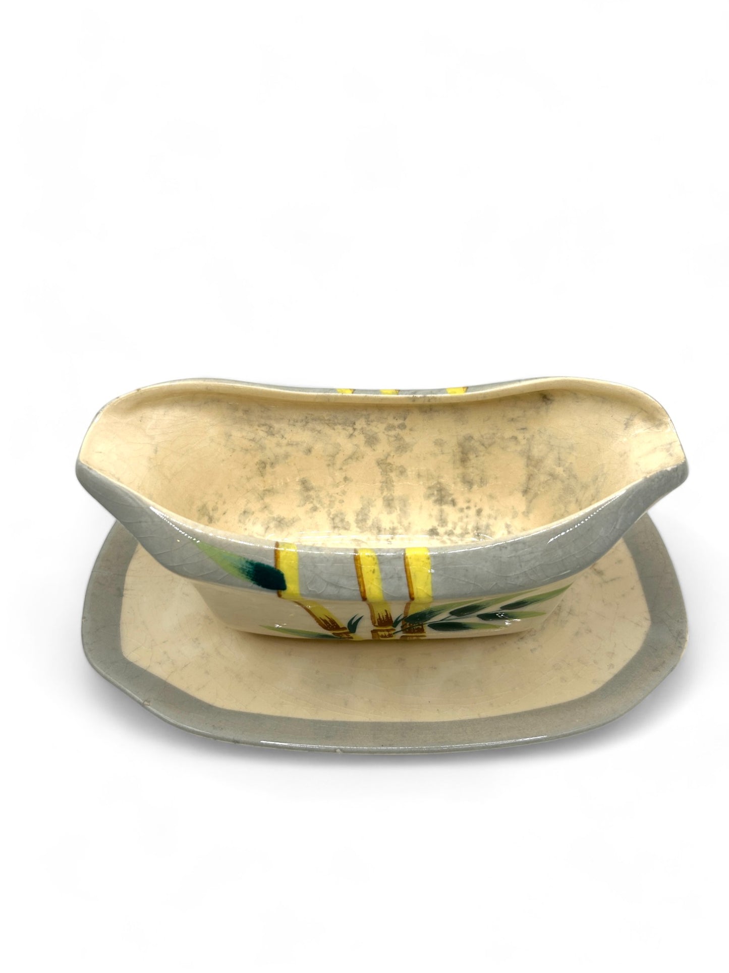 Gravy Boat Gray Bamboo