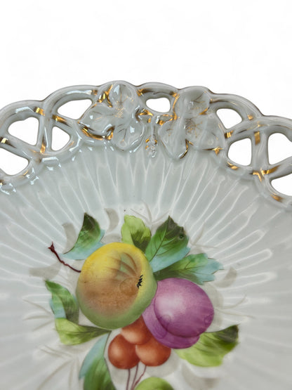 Vintage porcelain fruit bowl