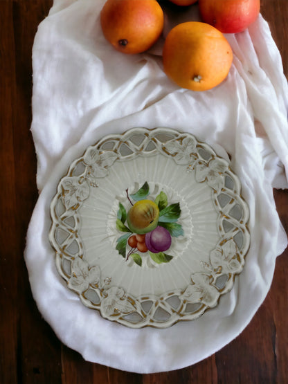 Vintage porcelain fruit bowl